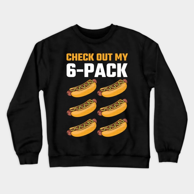 check out my six 6 pack hot dog Crewneck Sweatshirt by samirysf